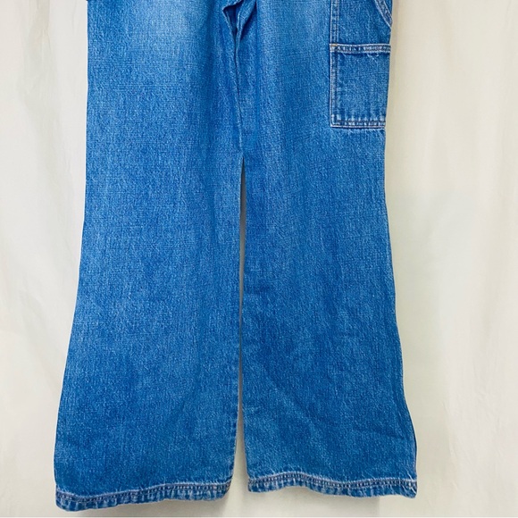 VINTAGE TOMMY HILFIGER TOMMY JEANS 90’s OVERALLS DENIM Unisex size medium - Picture 7 of 15